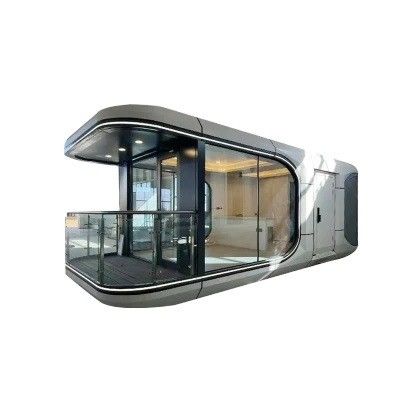 Prefab Space Capsule Villahaus mit geschweißtem Stahlrahmen