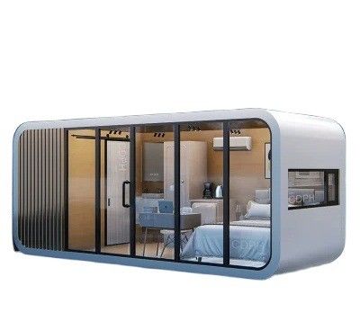Individuell gestaltetes modernes Mobilbauwerk aus Stahl Apple Cabin Portable House