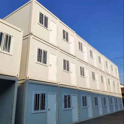 Flatpack Containerhaus mit MGO-Blattboden robust Wetterbeständig