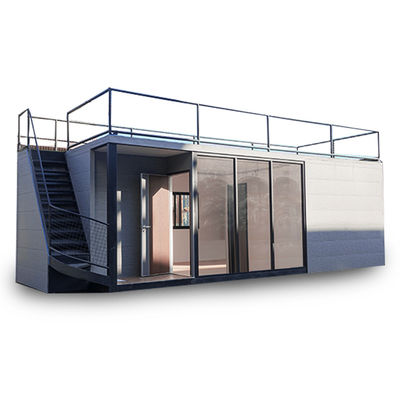 Schnell installieren Prefab Container Haus mit PVC Schiebefenster Licht Zubehör
