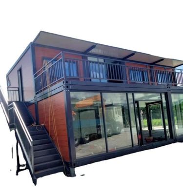 Luxus-Containerhaus aus Stahl 20ft 40ft Modularhäuser erweiterbar