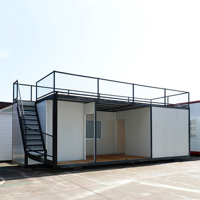 Vorgefertigtes Modular Containerhaus mit 18 mm MGO-Blattboden und galvanisiertem Stahlrahmen