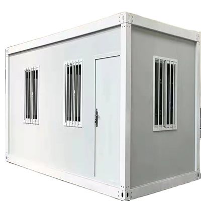 Verzinkte Stahlrahmen Prefab Container Haus mit wetterbeständigen Materialien