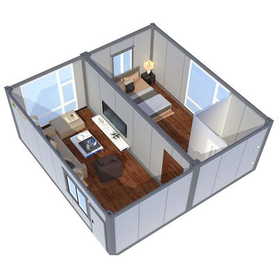 Galvanisierter Stahlrahmen REACHTOP Flat Pack Container House 2022 Design Trennhaus
