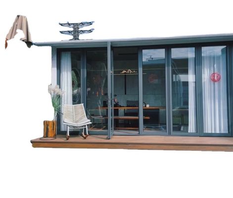 Modernes Design Portable Flat Pack Wohnbehälter mit individuellen Farboptionen