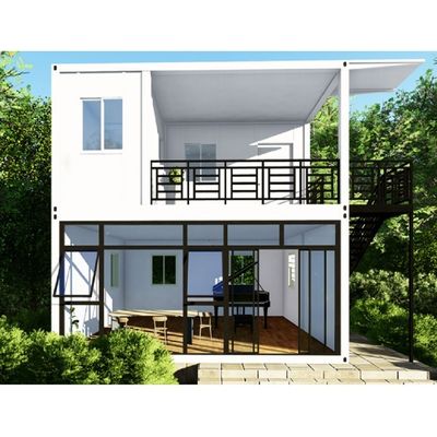Modernes Design 2 Stockwerke Portable Container House 20ft oder 40ft Vorhergestellte Häuser