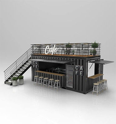 Modernes Design 2 Stockwerke Portable Container House 20ft oder 40ft Vorhergestellte Häuser