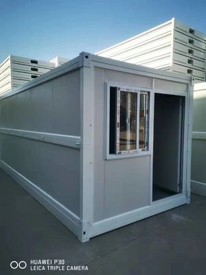 Stahl Sandwich Panel Erweiterbares Containerhaus zum Wohnen in Weiß/Grau/Schwarz