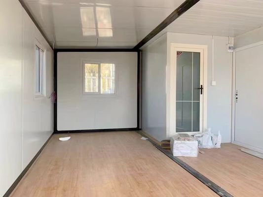 Stahl Sandwich Panel Erweiterbares Containerhaus zum Wohnen in Weiß/Grau/Schwarz