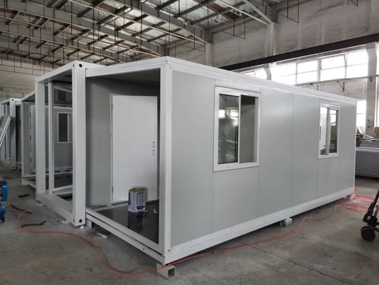 Hotel Container Home 20ft Erweiterbares Haus mit galvanisiertem Stahlrahmen