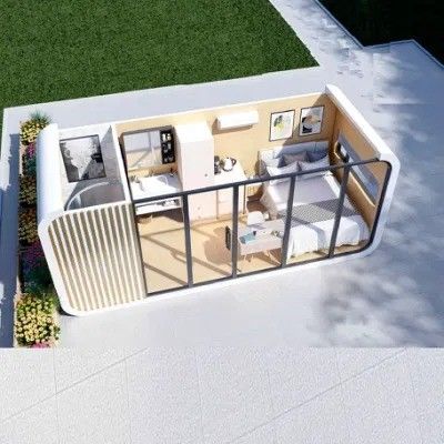 Wohnmobile Containerhaus Vorgefertigtes Kleines Zuhause zum Schlafen