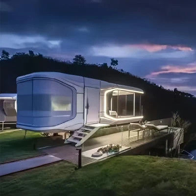 Prefab Haus Raumkapsel Bett Kabine Hotel Schlaf Pod Outdoor Luxus