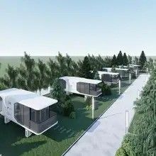 Tropen-Design-Stil Luxus moderner Outdoor-Portabel mobiler Glamping-Raum