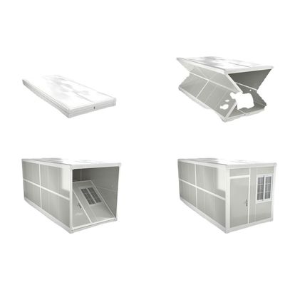 Anpassungsfähiges Luxus-Villahaus aus Leichtstahl mit PVC-Rutschenfenster