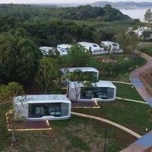 Tropen-Design-Stil Luxus moderner Outdoor-Portabel mobiler Glamping-Raum