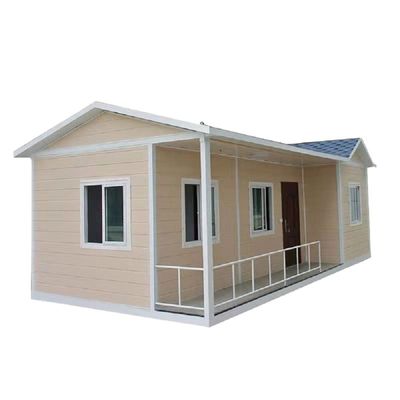 Anpassungsfähiges Luxus-Villahaus aus Leichtstahl mit PVC-Rutschenfenster
