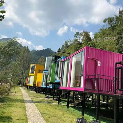 20ft / 40ft Leichtstahlrahmen Modular Containerhaus für vorgefertigtes Gebäude
