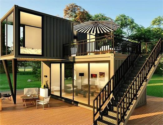 20ft / 40ft Leichtstahlrahmen Modular Containerhaus für vorgefertigtes Gebäude
