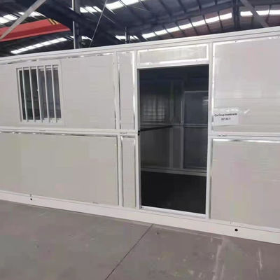 Einfache Installation 20ft Stahl Sandwich Panel tragbares fertiges Klappcontainerhaus