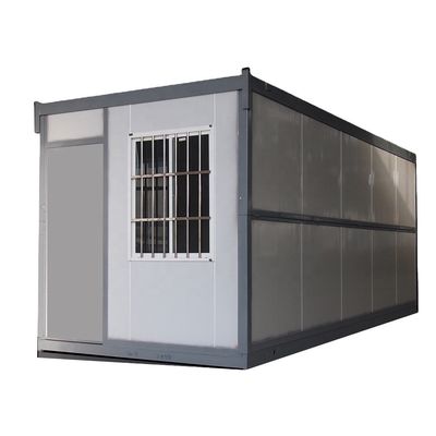 Faltbares Containerhaus im Stil eines modernen Designs mit galvanisiertem Stahlrahmen