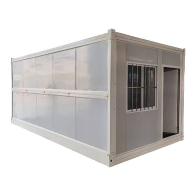 Faltbares Containerhaus im Stil eines modernen Designs mit galvanisiertem Stahlrahmen