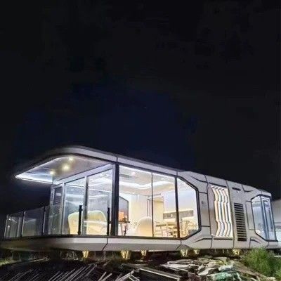Kapselmodulare Häuser Mobilhäuser Containerhaus Bewegliche Vorfertigte