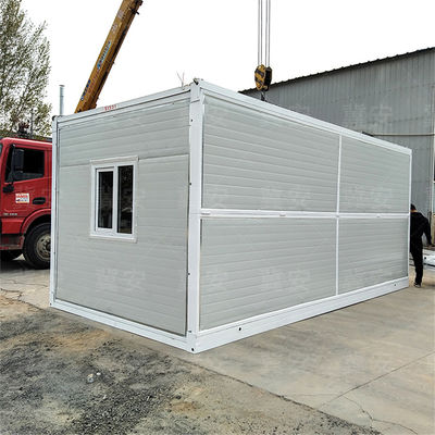 Portable 20ft vorgefertigte Klappbehälter Häuser mit galvanisiertem Stahlrahmen