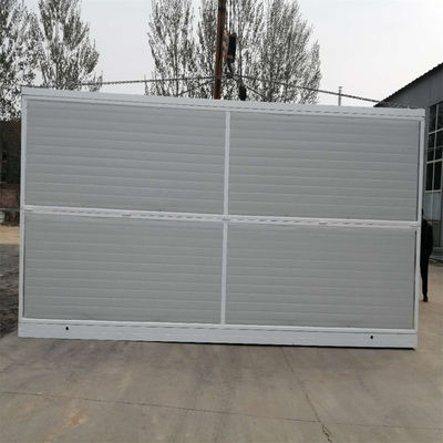 Portable 20ft vorgefertigte Klappbehälter Häuser mit galvanisiertem Stahlrahmen