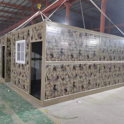 PVC-Schiebefenster-Containerhaus für Geschäfte und vorgefertigtes Klappcontainerhaus