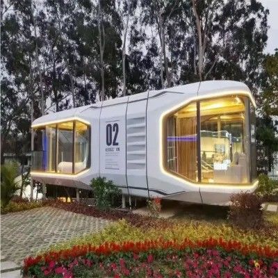 Vorgefertigtes Haus Gartenhaus Mobilhaus Stahlkonstruktion Gebäude Ferienhaus