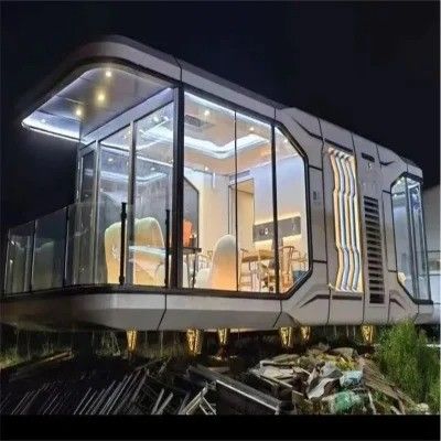 Vorgefertigtes Haus Gartenhaus Mobilhaus Stahlkonstruktion Gebäude Ferienhaus
