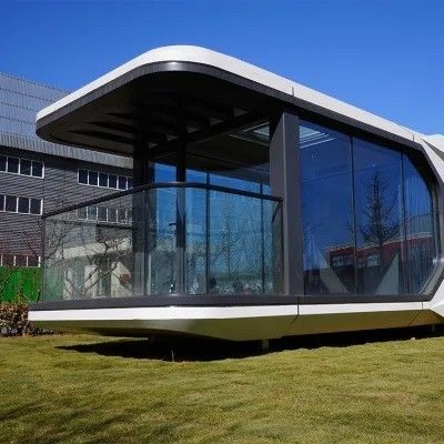 Vorgefertigtes Haus Gartenhaus Mobilhaus Stahlkonstruktion Gebäude Ferienhaus