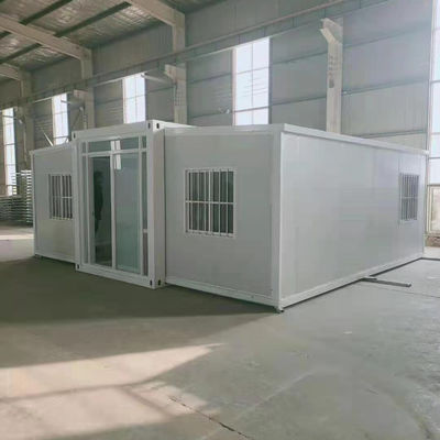 Faltbares, erweiterbares Containerhaus mit PVC-Schiebetasten und 18 mm MGO-Boden
