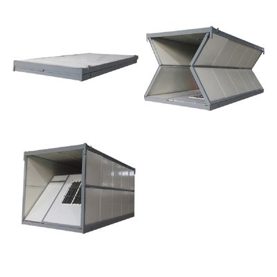 Einfach zu montieren 20ft Klappcontainerhaus mit Bad und galvanisiertem Stahlrahmen