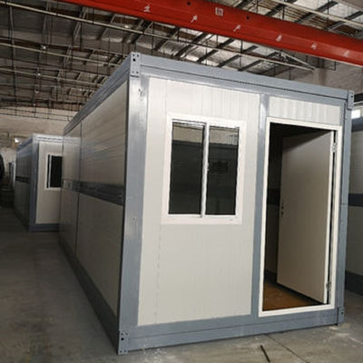 Einfach zu montieren 20ft Klappcontainerhaus mit Bad und galvanisiertem Stahlrahmen