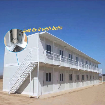 Einfach zu montieren 20ft Klappcontainerhaus mit Bad und galvanisiertem Stahlrahmen