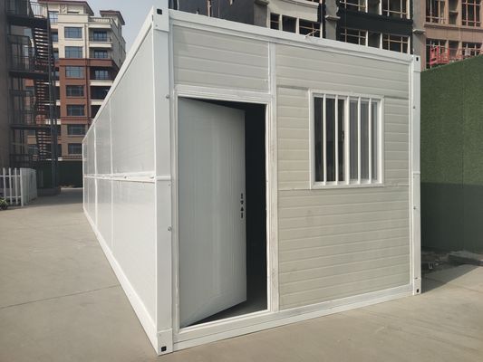 20 Fuß Stahlkonstruktionen Klapphaus Prefab Modulhäuser mit 18 mm MGO-Blattboden