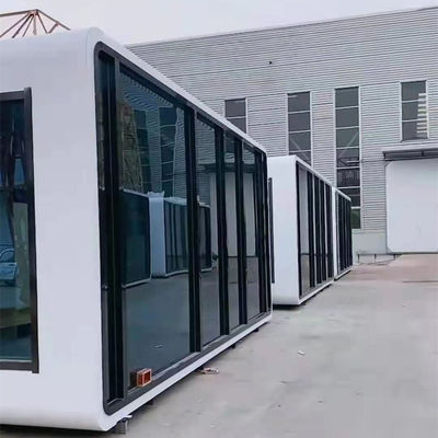 Hotel Indoor Apple Cabin Office Pod Garten Büro Containerhaus mit leichten Stahlrahmen