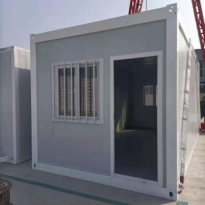 Flatpack Containerhaus mit MGO-Blattboden robust Wetterbeständig