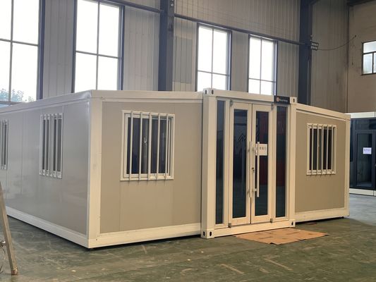 Galvanisierter Stahlrahmen REACHTOP 2 Schlafzimmer Klappcontainerhaus mit Holzboden