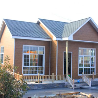 Luxusvorgefertigtes Villahaus aus Leichtstahl in Weiß / Grau / Schwarz