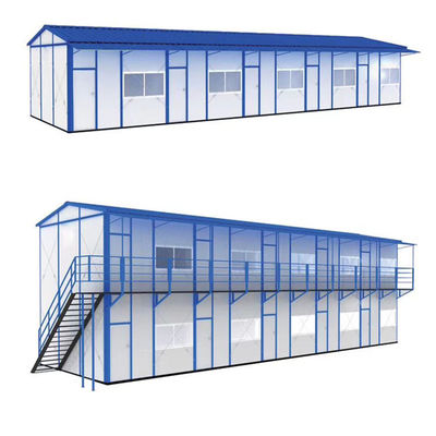 Modernes K-Typen-Leichtstahlhaus mit PVC-Schiebefenster