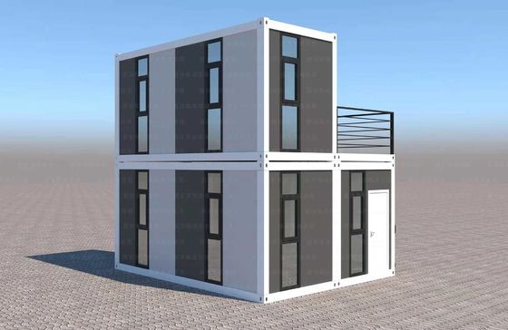 18 mm MGO-Board-Boden Prefab Flat Pack Containerhaus für die Effizienz des Home Office