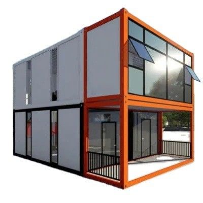 Maßgeschneidertes, farblich erweiterbares Containerhaus mit Leichtstahlrahmen und -konstruktion