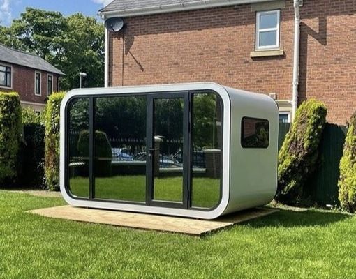 Leichtes Stahlkonstruktionsrahmen zusammengebaut Fettpack Containerhaus für umweltfreundliches Leben