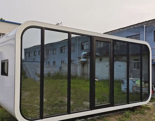 Leichtes Stahlkonstruktionsrahmen zusammengebaut Fettpack Containerhaus für umweltfreundliches Leben