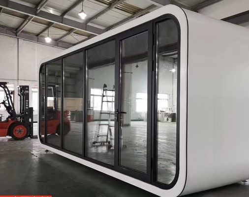 Leichtes Stahlkonstruktionsrahmen zusammengebaut Fettpack Containerhaus für umweltfreundliches Leben