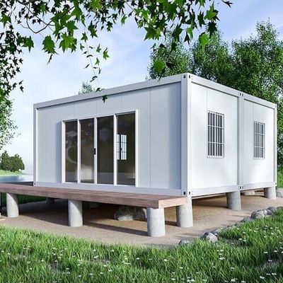 Prefab Container Haus für Hotel in Weiß/Grau/Schwarz