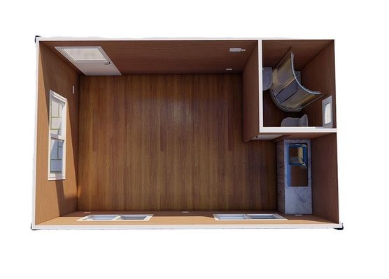 Leicht zu montieren Lowes Prefab Home Kits Haus IBOXB Vorgefertigte Häuser PVC Schiebefenster