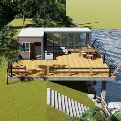 Hergestellt Stahl Sandwich Panel Mobile Container Vorgefertigtes Haus für Sentry Box
